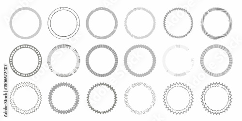 Arrangement of circular gears and sprockets in a grid pattern