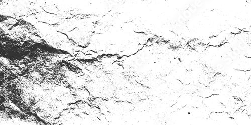 Black and white textured background with rough cracked surface and granular details
