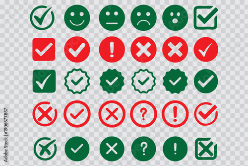 check mark icon set. tick mark icon. check box icon with correct sign. approval symbol. check list circle frame. accept sign. check marks for accept, confirmation, agreement. vector illustration