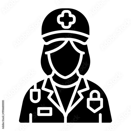 Paramedic Female Icon