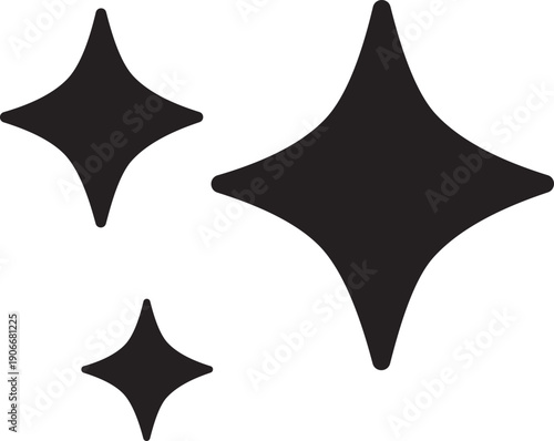 Ai assistance icon, generated by Ai media file. Search symbol. Sparkles with line.