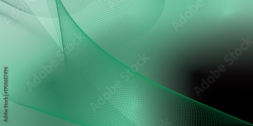 Teal DarkCyan and MediumAquamarine abstract grainy gradient shapes on black noisy texture background banner poster header design