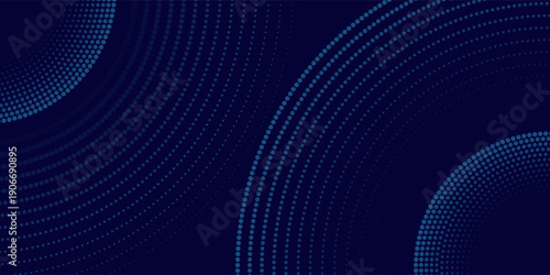 Abstract Blue Digital Tech Business or Science Background. Medical Research or Tech Innovation Online Webinar Presentation Event.