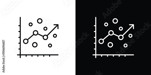 Regression Icon Sheet Black And White