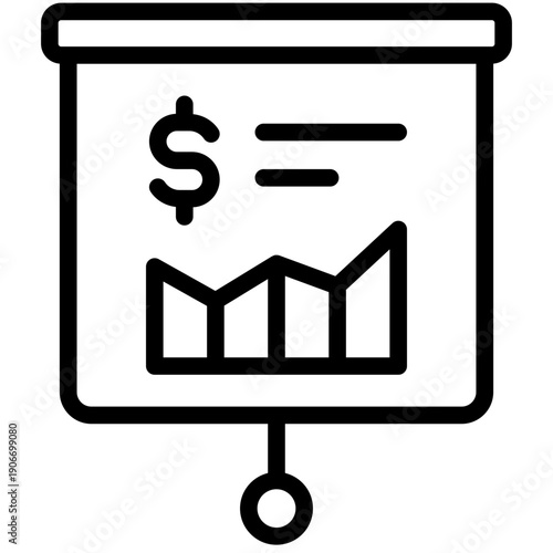 financial growth icon