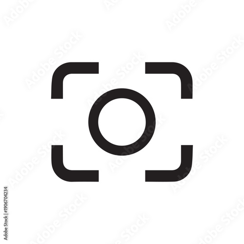 Focus symbol simple icon
