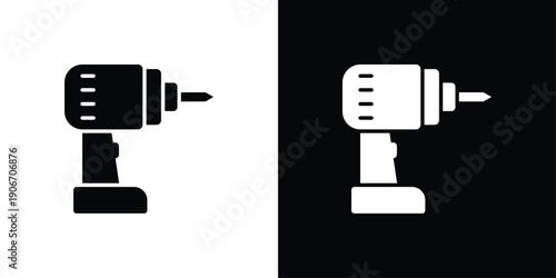 Drill Icon Sheet Black And White