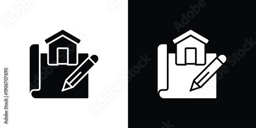 Blueprint Icon Sheet Black And White