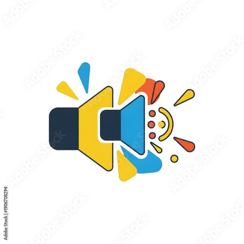 Creative Noise Flat Icon