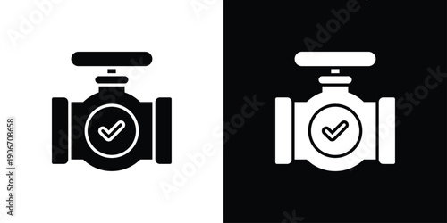 Valve Icon Sheet Black And White