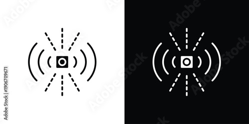 Sensor Icon Sheet Black And White