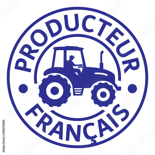 PRODUCTEUR FRANCAIS 1 - Illustration vectorielle