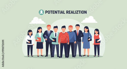 Potential realiztion conceptual illustration