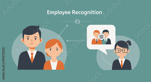 Employee appreciation conceptual illustration