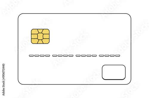 Bank cards icon without background