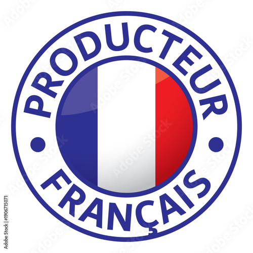 PRODUCTEUR FRANCAIS 3 - Illustration vectorielle