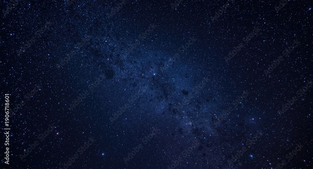 Fototapeta premium Expansive starfield glowing across infinite deep space