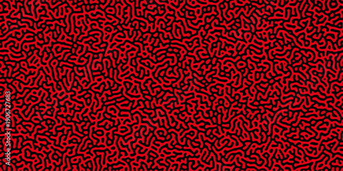 Abstract Reaction-diffusion or Turing pattern natural texture, in a coral light red colour scheme. Linear design with biological shapes.Organic lines in memphis. abstract turing organic wallpaper.