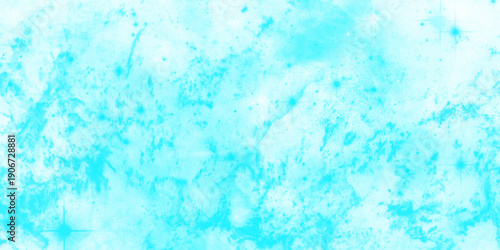 Mint abstract watercolor texture background. blue color background in paper art style. colorful art background. Light pastel. Brush splash daub stain grunge. watercolor background green and white ..