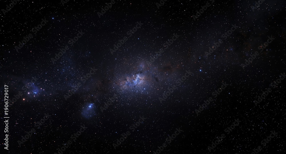 Fototapeta premium Far reaching space environment sparkling with numerous stars