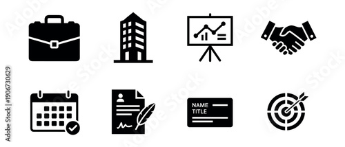 Business and Professionalism Icon Set
