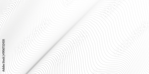 Vector wave digital white and gray gradient blend futuristic technology. flow tech transparent line stripe energy connection web music and sound. beautiful dynamic smooth space texture background.