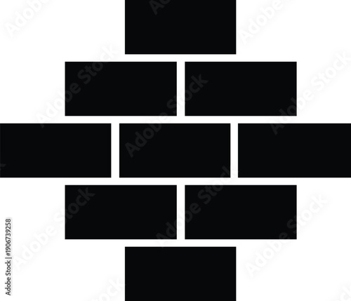 Red brick wall seamless pattern. Backgrounds and wallpapers for invitations, cards, fabrics, packaging, textiles and other purposes. Watercolor illustration.