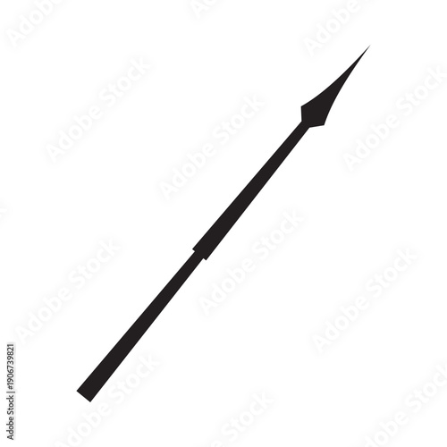 Ancient weapon silhouette icon set