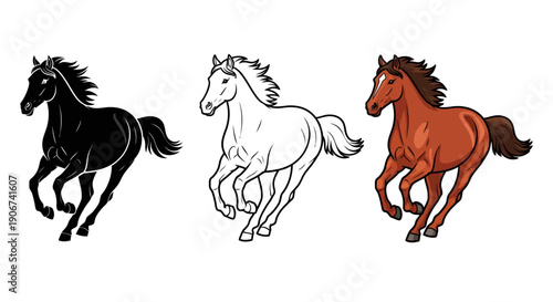 Collection of stylized scarab beetle icons showcasing three distinct graphic design variations including a solid silhouette a simple outline and a detailed colored illustration