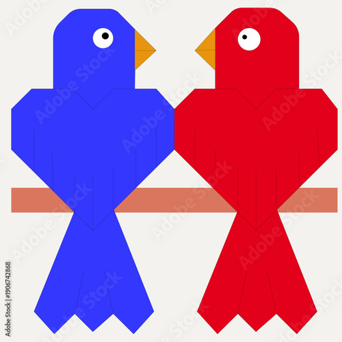 love, February 14, Valentine's Day, seed, love symbol, holiday, declarations of love, animal, parrot, parrot