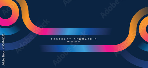 Graphic design element and abstract geometric background.	