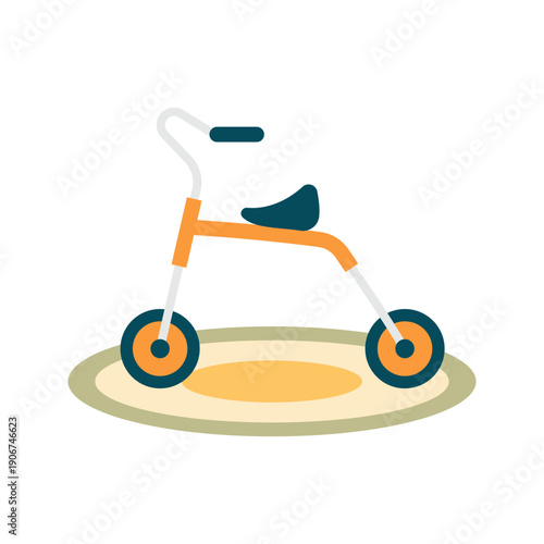 Cute baby nursery and care icons