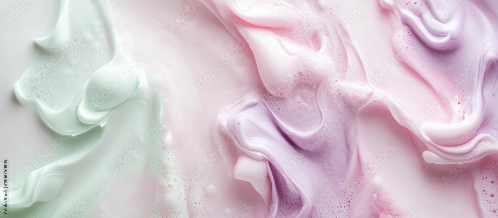 Obraz premium Abstract pastel colored cosmetic texture.