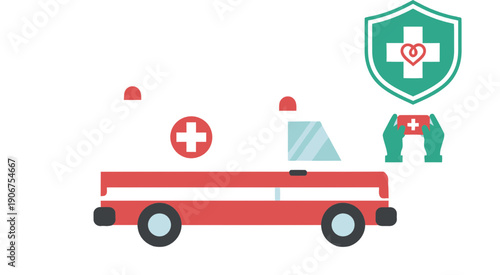 Healthcare and Medical Flat Vector Illustration. Clean and minimal design featuring doctors, nurses, patients, medical services, health technology, hospital care, telemedicine, and wellness themes.
