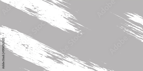 An abstract grunge vector illustration featuring black ink splats and a dirty paint texture on a vintage gray paper background with an artistic grungy border frame