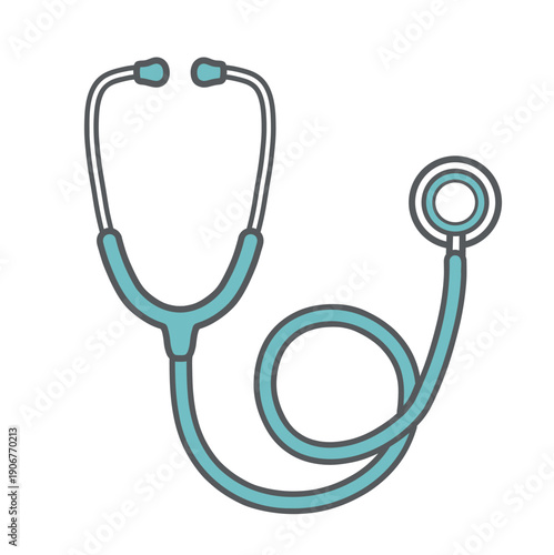 聴診器（ステート）のイラスト
