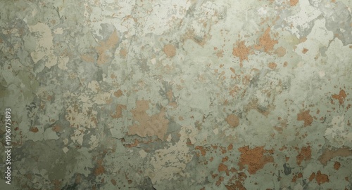 Wallpaper Mural Abstract backdrop with flaky lime finish over rough aging concrete Torontodigital.ca