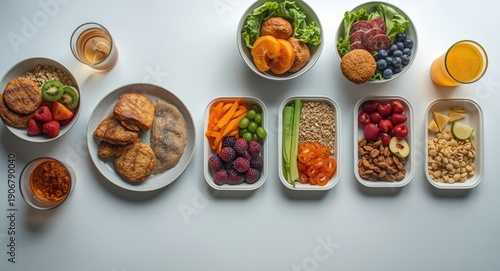 Controlled portion sizes highlighting eating disorder topics and dietary preferences