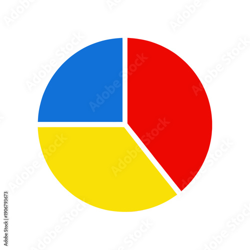 Free Download Colored Pie Chart Icon For Data Visualization - GFXLoad