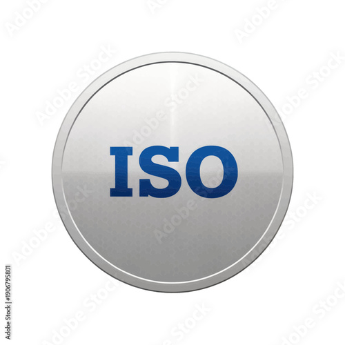 Iso File Format Icon For Digital Media Storage
