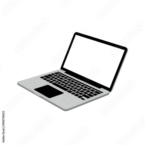 Laptop Computer Icon Vector Graphic UI Element