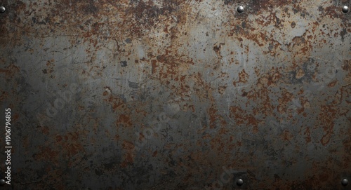 Wallpaper Mural Detailed gray industrial rusty metal texture with copy space for design and text Torontodigital.ca