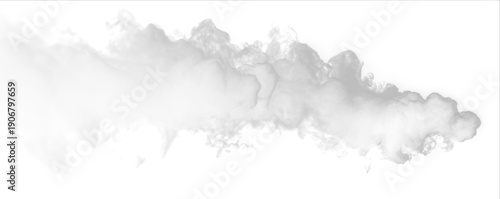 Storm rolls across cloud field; fog and vapor shimmer under thunder light. Realistic atmospheric phenomena intensify when gray smoke meets mist, steam, smoky fire burning flame. PNG vector.