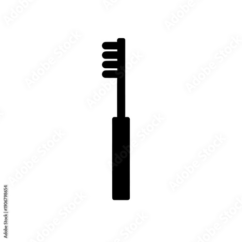 Toothbrush Line Icon For Oral Hygiene Routine