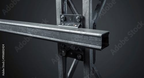Aluminum bar backed by tough support frame for effective lightning strike mitigation