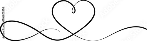 Vector illustration of a black cat and a toothbrush forming a romantic heart shape for a Valentine celebration card design symbol