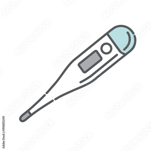 電子体温計（脇で測る体温計）のイラスト
