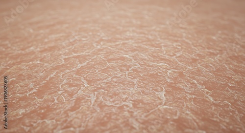 Close up of dry skin texture with visible cracks and wrinkles on surface
