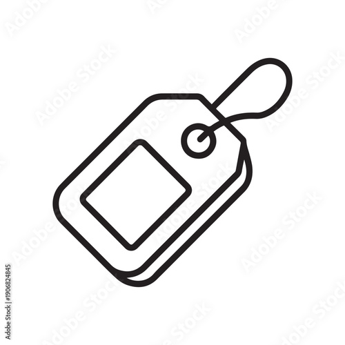 Minimalist Price Tag Vector Icon for Shopping Retail E-commerce and Discount Label Design
