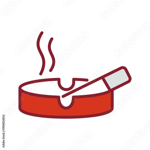 Ashtray Icon Design